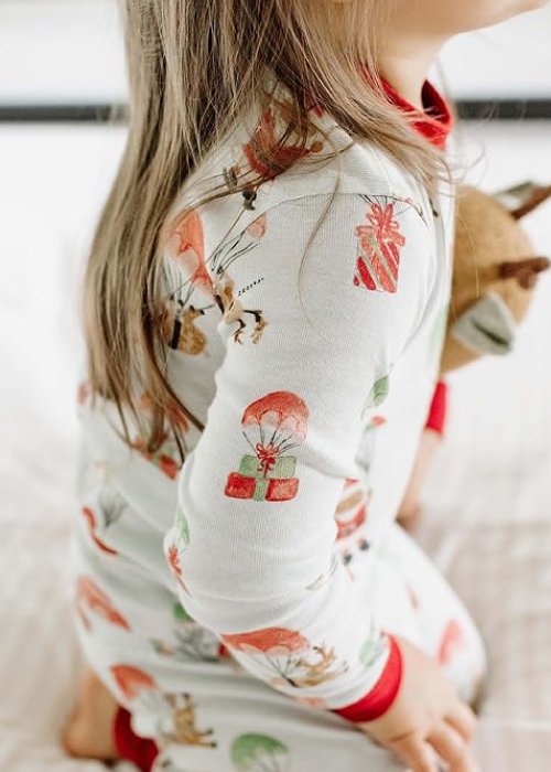 Burt's Bees Baby Girls' christmas day Pajamas