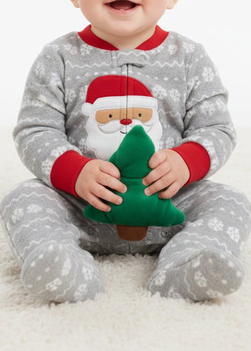 Simple Joys by Carter's unisex Christmas Dress