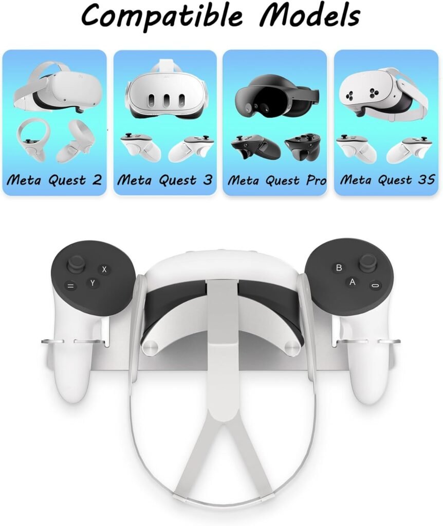 VR Wall Mount for Meta Headsets