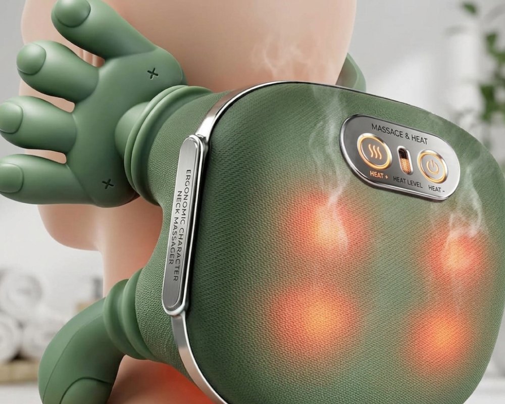 Neck Massager with Adjustable Heat