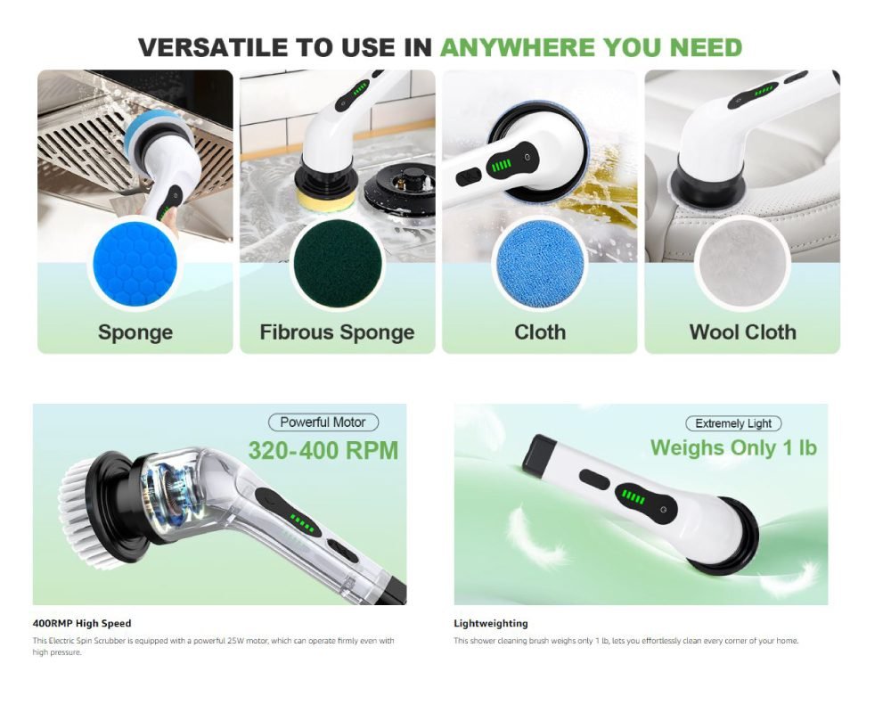 Electric Spin Scrubber