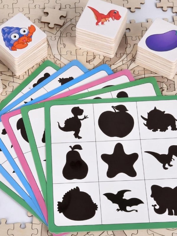Wooden Shape Matching Games