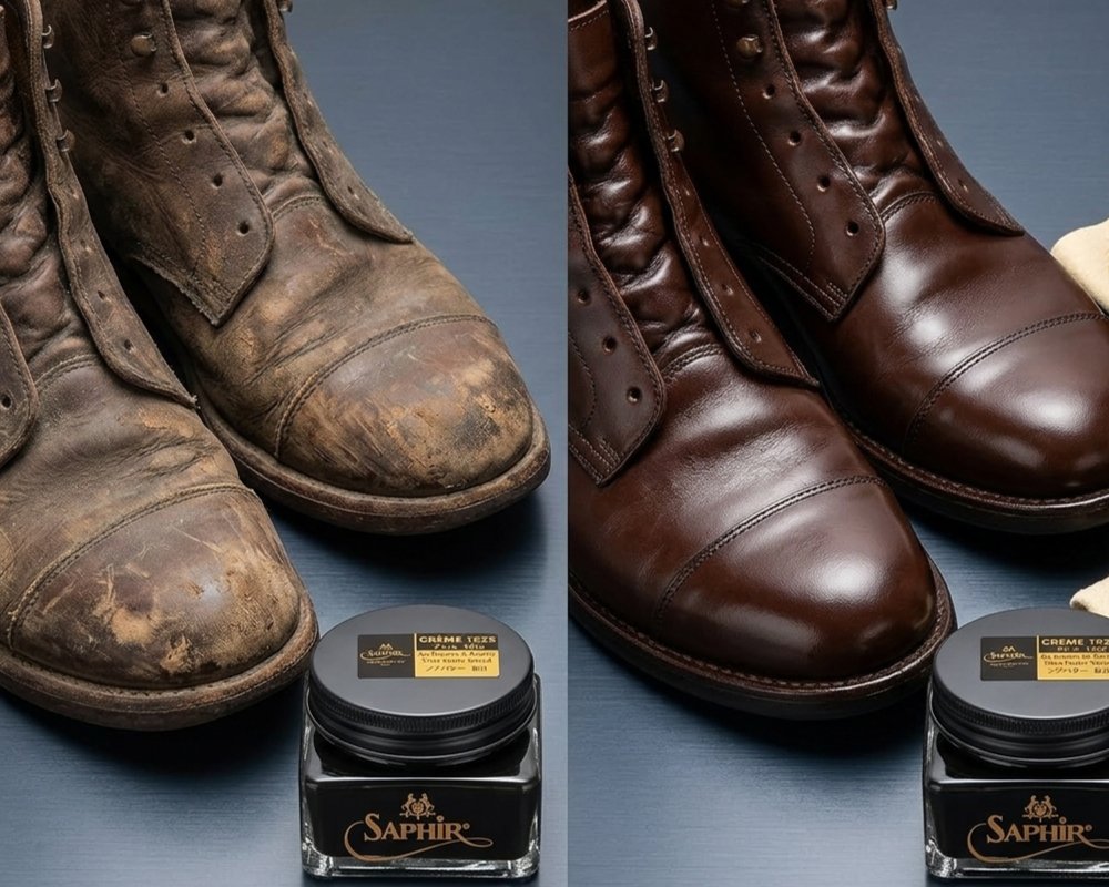 Natural Cream Leather Shoe Polish