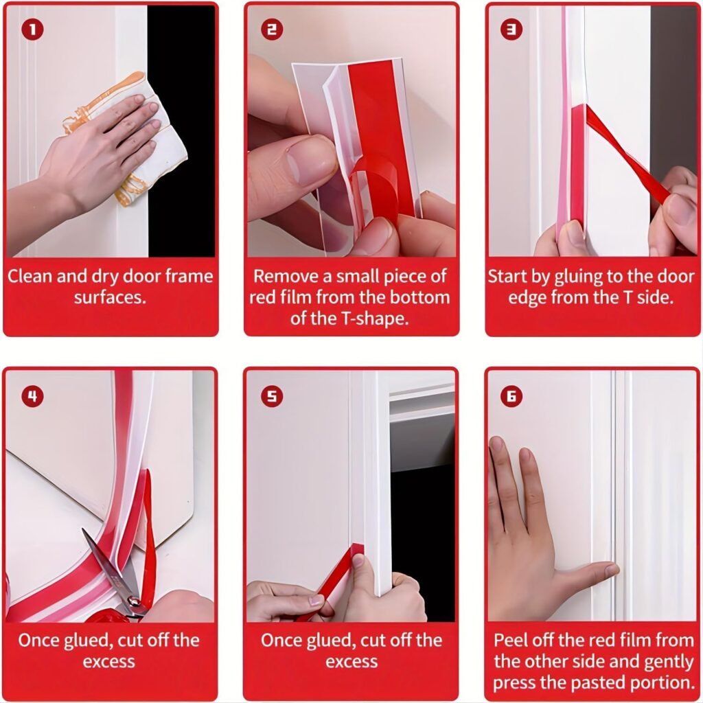 Adhesive Insulation and Noise Reduction Strip