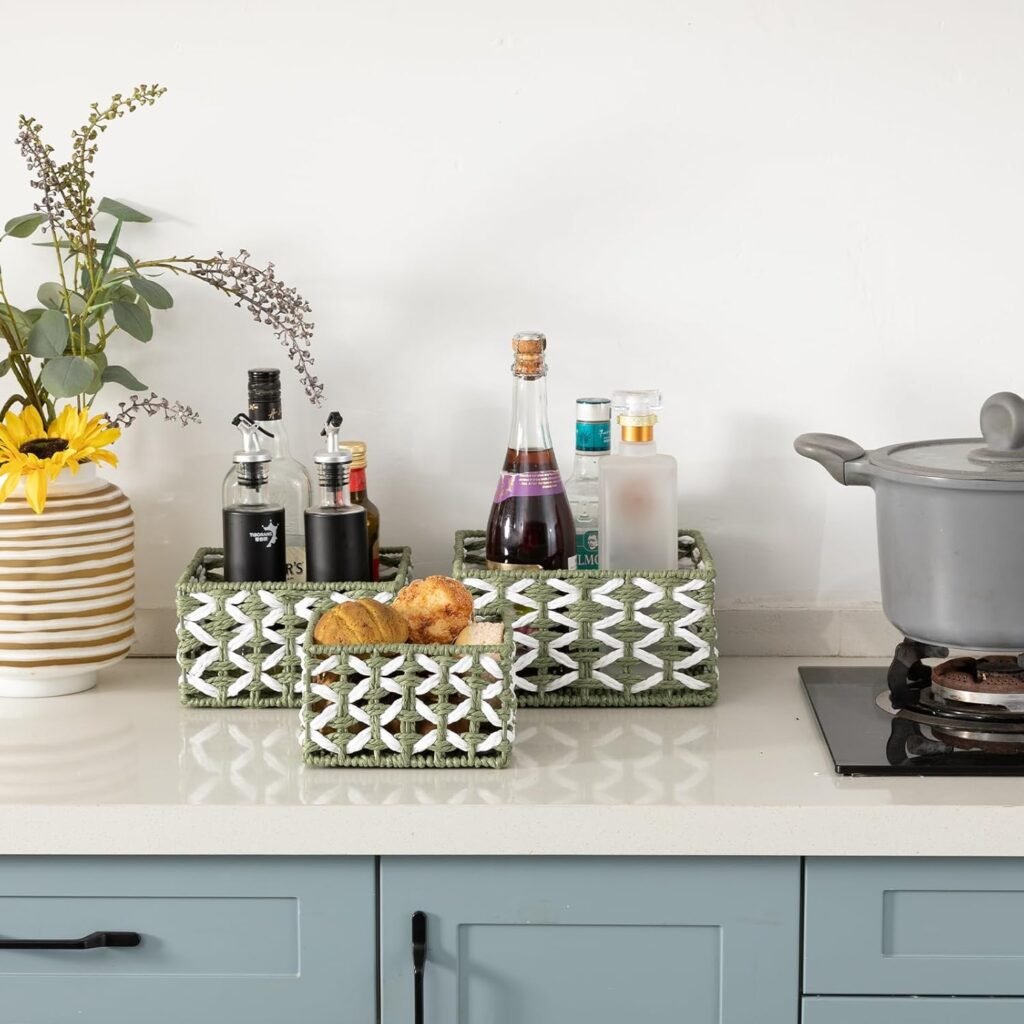 Handwoven Small Wicker Bins