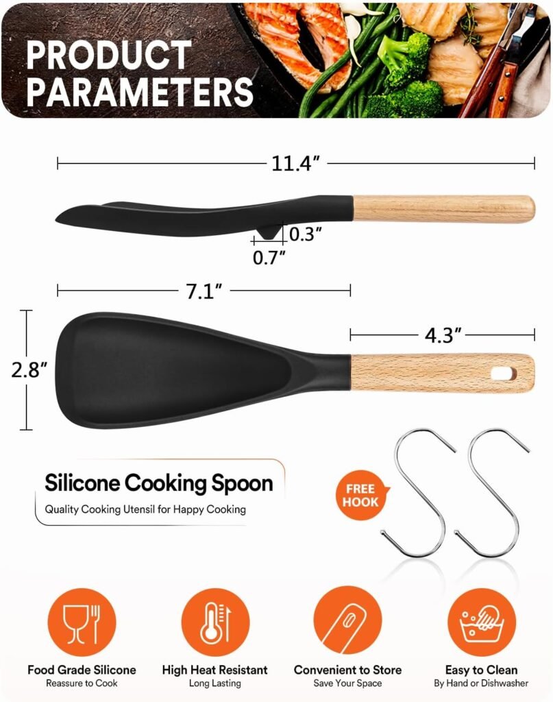 Cooking Spoon for Nonstick Cookwares