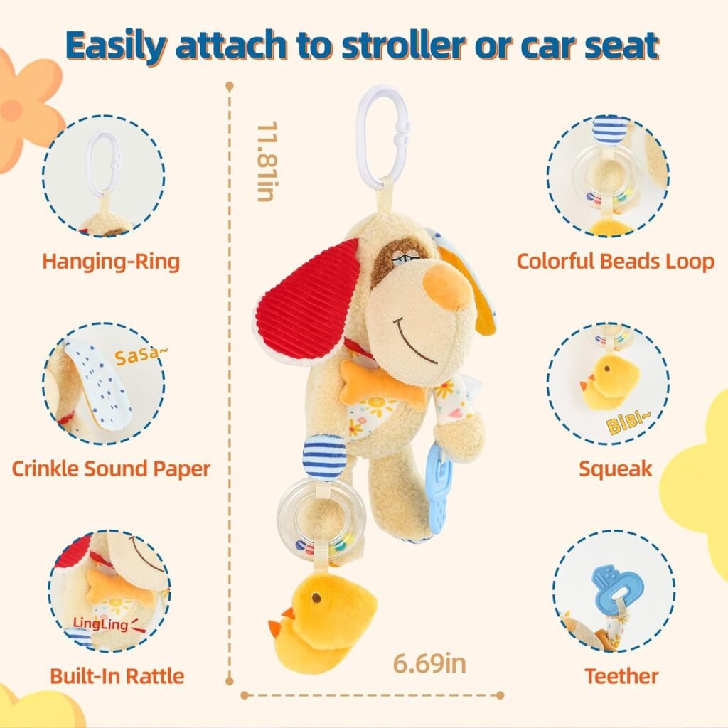 Baby Car Seat Toys for Roadtrip