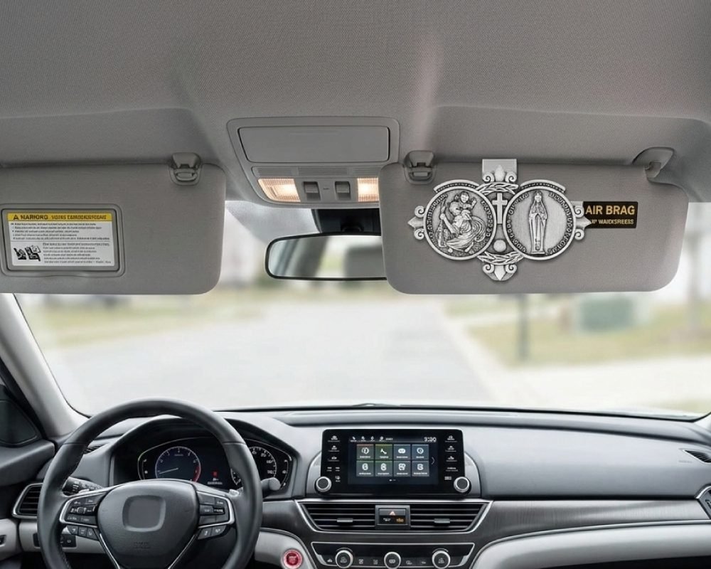 St Christopher Catholic Visor Clip