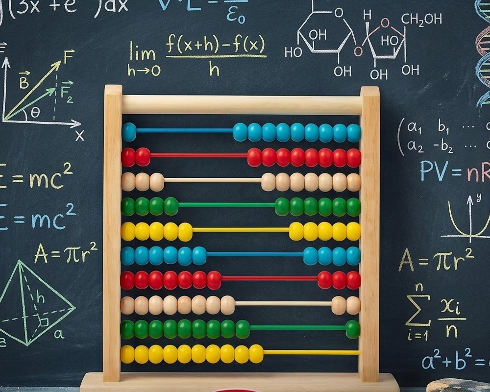 Wooden Counting Abacus Toy