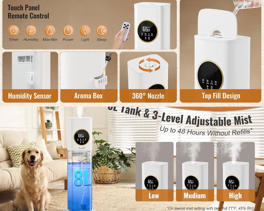 Humidifiers for Bedroom