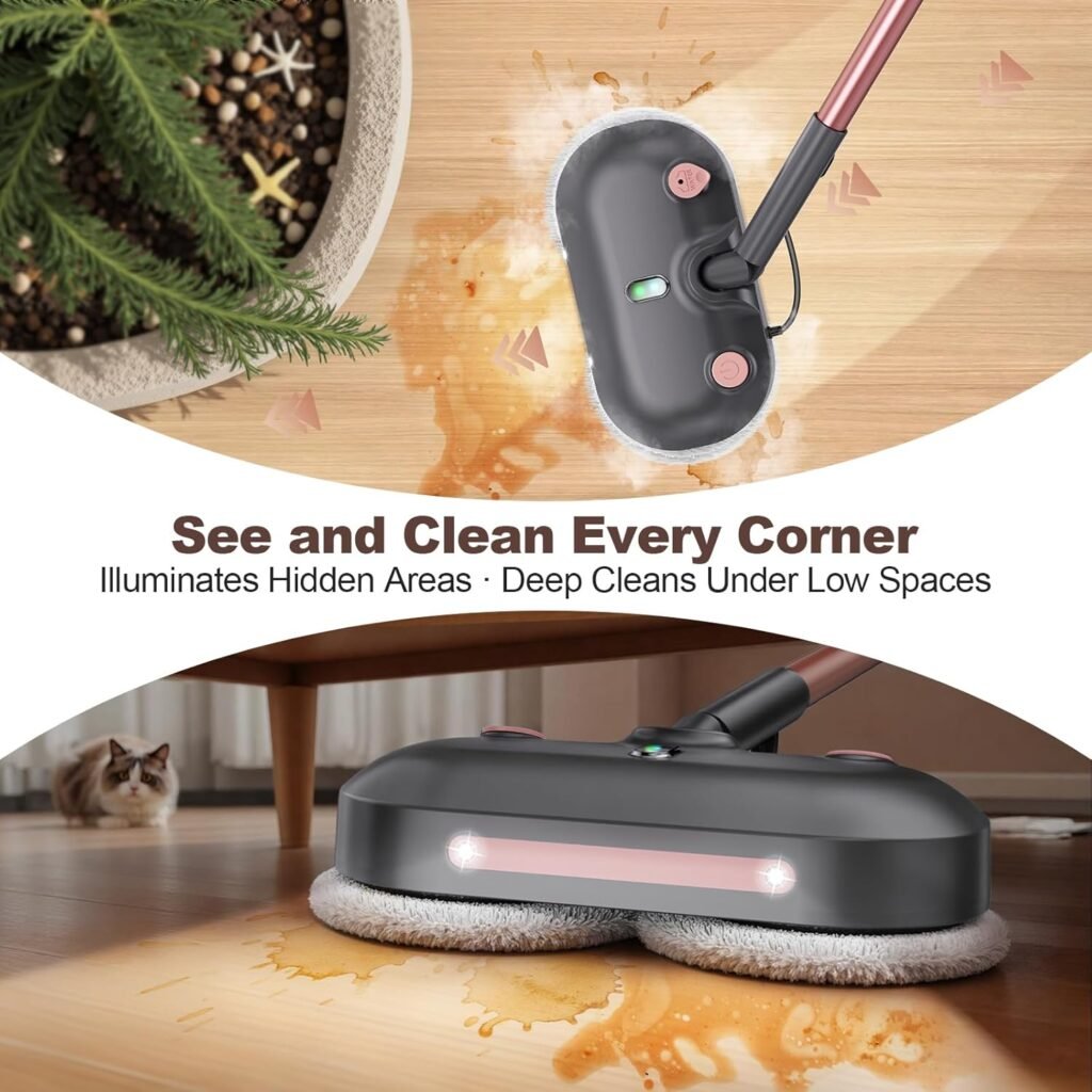 Top Spin Steam Cleaner for Powerful Floor Cleaning