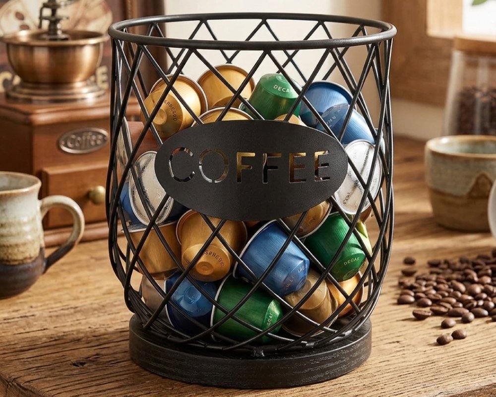 Sturdy Coffee Pod Holder Organizer
