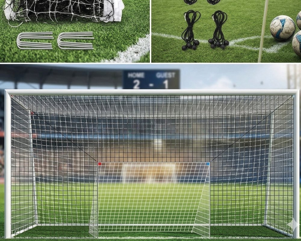 Goal with Rebounder & Backstop Net