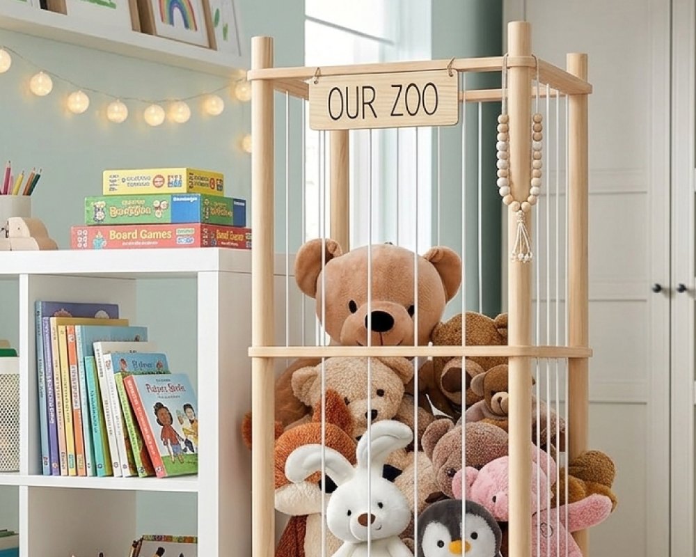 large plush toy storage organizer