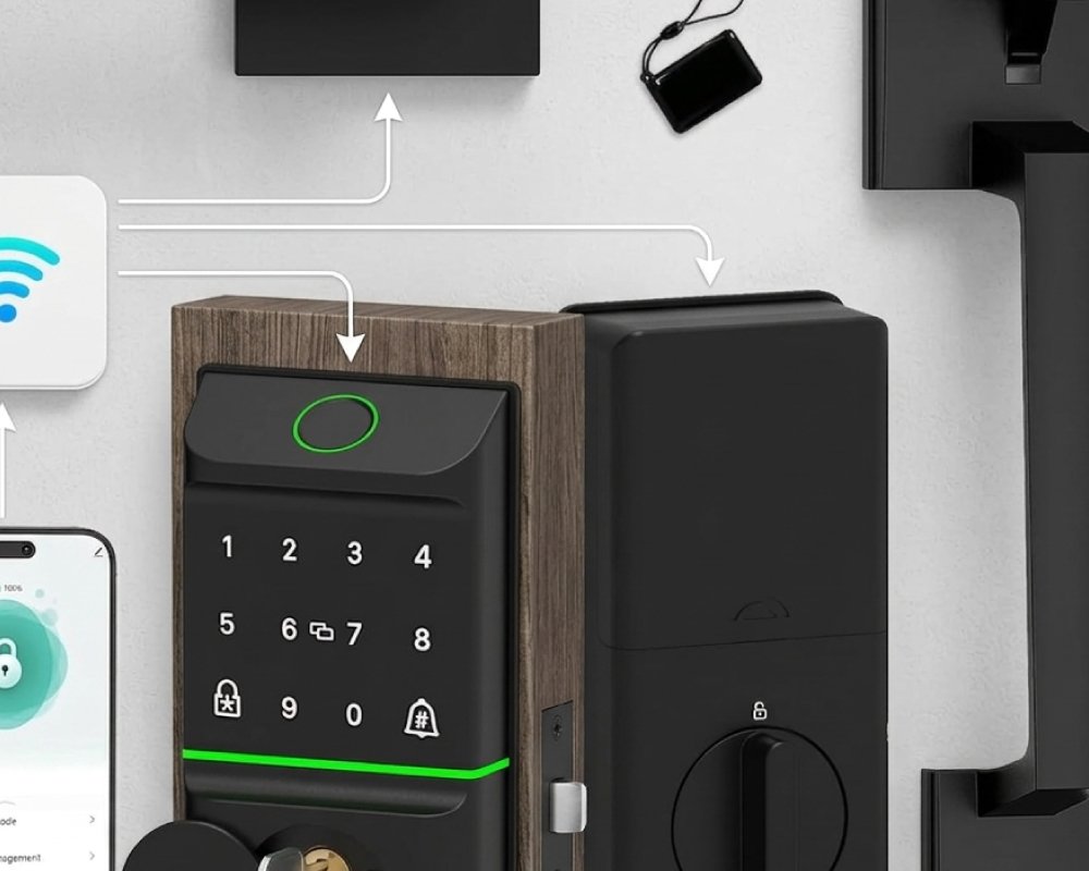 Smart Locks for Front Door with Handle Set