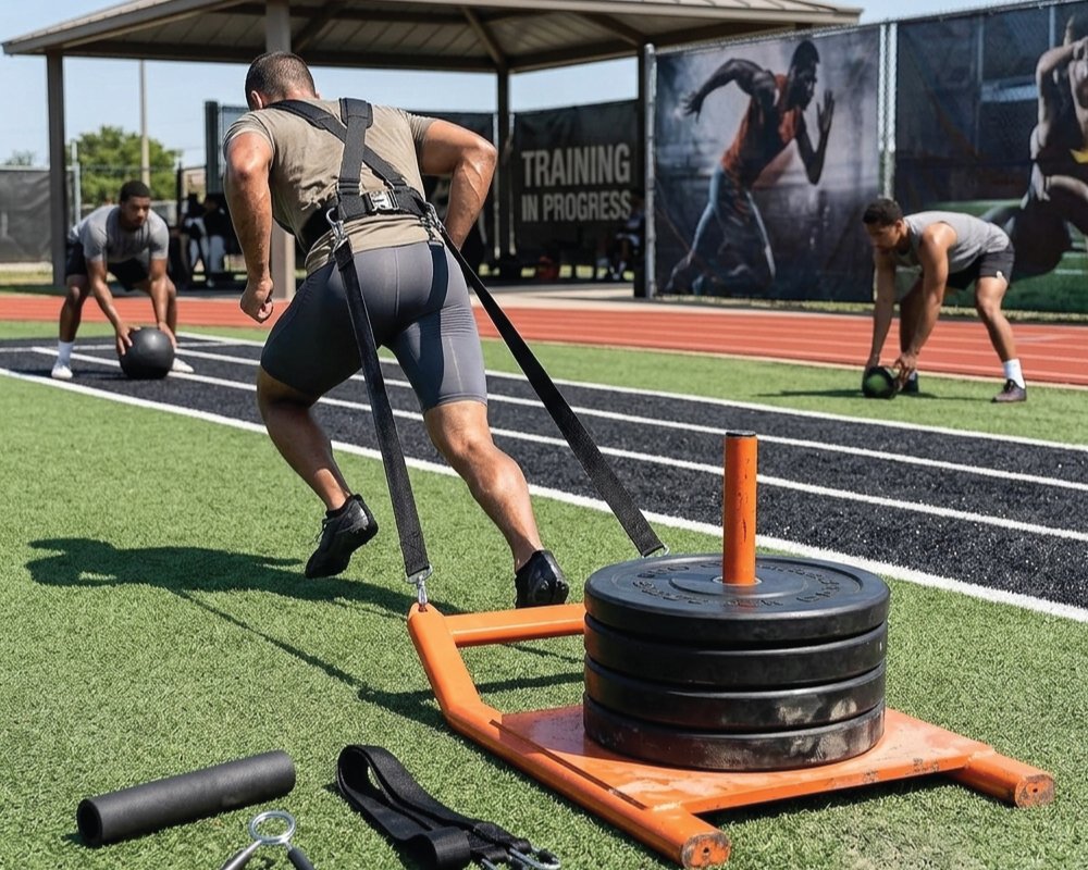 Weight Sled for Fitness Strength