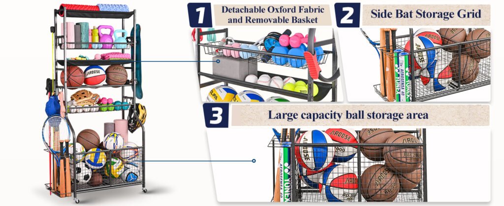 Garage Ball Storage for Sports